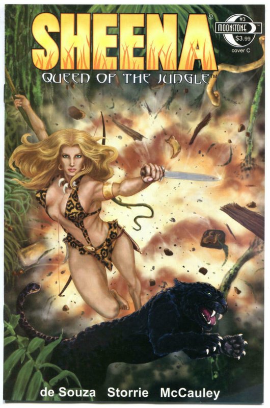 SHEENA QUEEN of the JUNGLE #3, NM-, Femme fatale,Moonstone, 2014,more in store,C