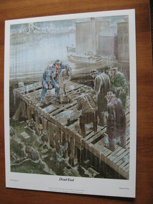 THE SPIRIT PORTFOLIO COLLECTORS PRESS SIGNED WILL EISNER 1977 COA