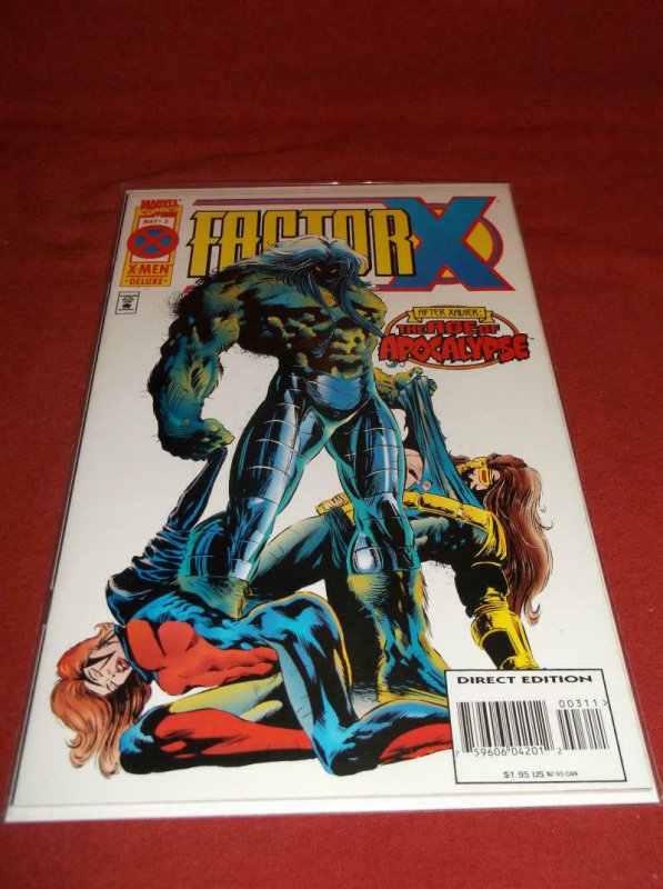 FACTOR X #3, NM, The Age of Apocalypse, Marvel, 1995,  more in store