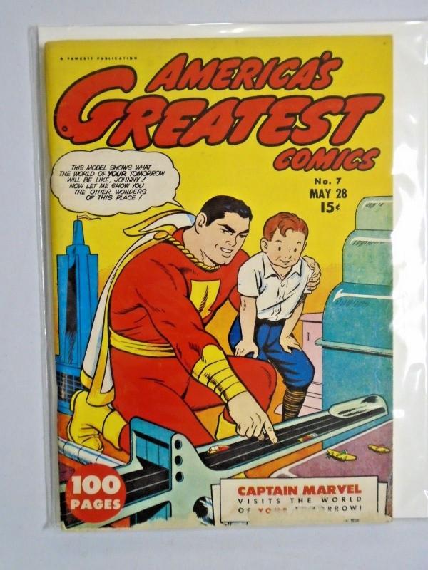 Shazam Flashback #32 reprints 1943 America's Greatest Comics #7 5.0 (1974)