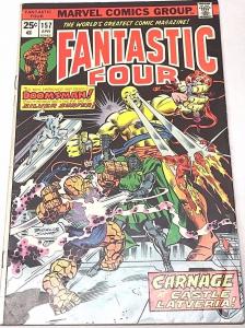 FANTASTIC FOUR#157 FN 1975 MARVEL BRONZE AGE COMICS   