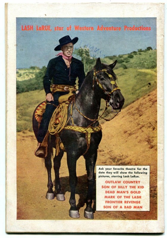 SIX-GUN HEROES #5 1954-HOPALONG CASSIDY-ROCKY LANE-LASH LaRUE-SMILEY BUR VG/FN