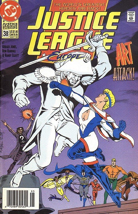 Justice League Europe #38 (Newsstand) FN ; DC | Gerard Jones