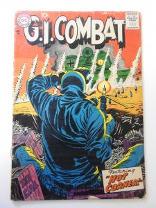 G.I. Combat #59 (1958) PR Condition Book-length spine split, cover detached