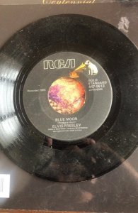 Elvis Presley 45-blue moon,just because(for display)