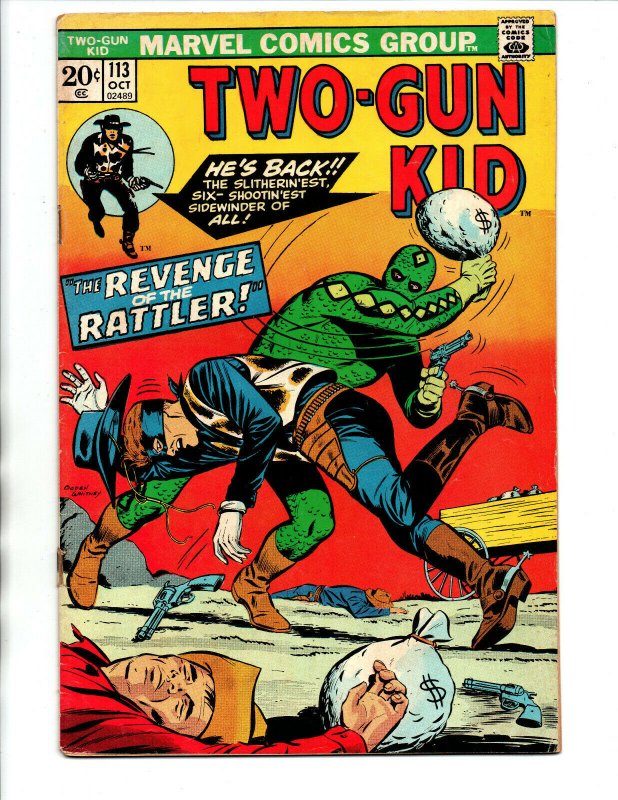 Two-Gun Kid #113 newsstand - Western - 1973 - FN