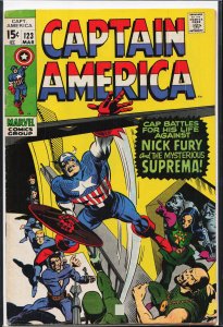 Captain America #123 (1970) Captain America [Key Issue]