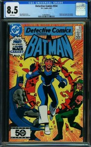 Detective Comics #554 (1985) CGC 8.5 VF+