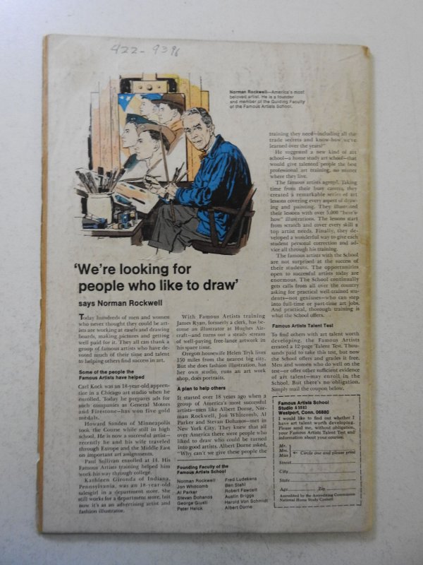 Iron Man #12 (1969) GD Condition moisture damage, ink front/back cover