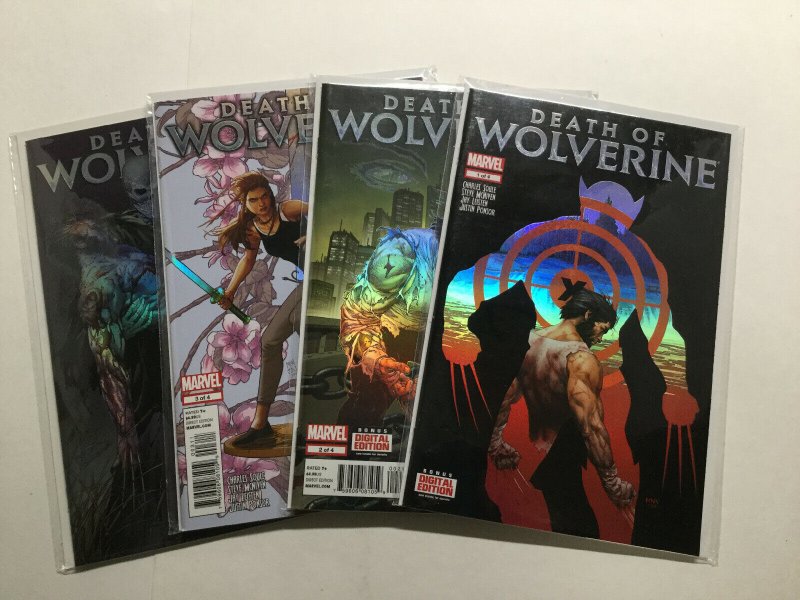 Death Of Wolverine 1-4 1 2 3 4 Lot Run Set Near Mint Nm Marvel