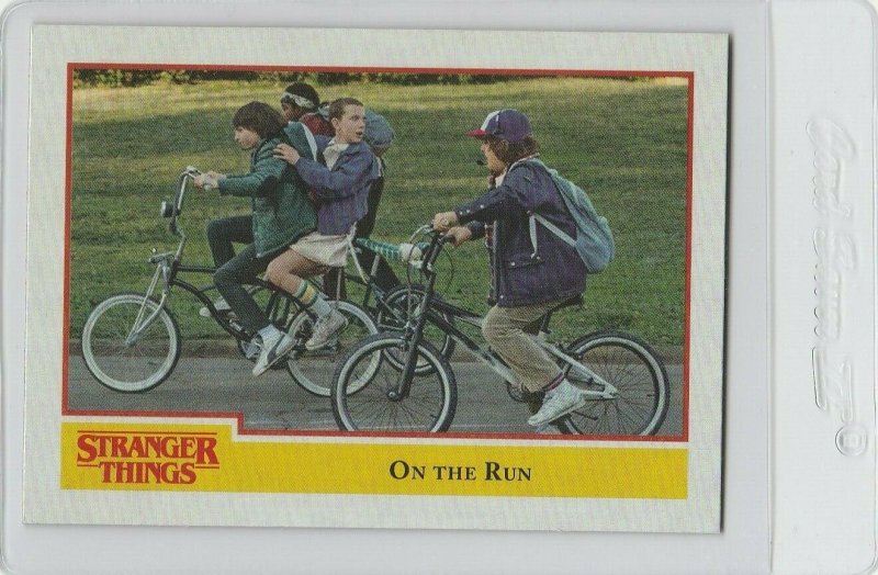 Stranger Things On The Run 84 Topps Netflix 2018 Season One trading card