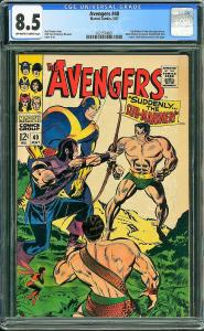 AVENGERS #40, CGC 8.5 VF+