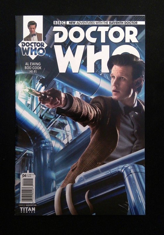 DOCTOR WHO THE ELEVENTH DOCTOR #4B  TITAN COMICS 2014 VF/NM  VARIANT COVER 