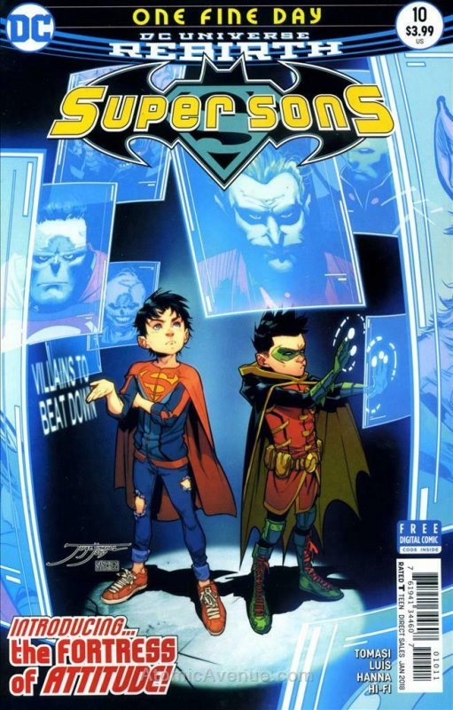 Super Sons #10 VF/NM; DC | save on shipping - details inside