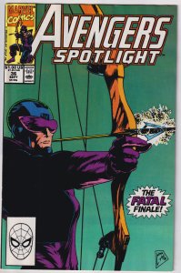 Avengers Spotlight #36 (1990) Hawkeye