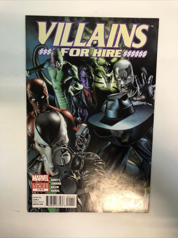 Villains For Hire (2011) Complete Set # 1-4 (VF/NM) Marvel Limited Series