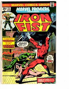 Marvel Premiere # 23 FN/VF Comic Book Feat. Iron Fist Avengers Hulk Thor GM10