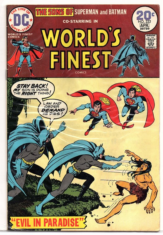 DC Comics World's Finest #222 The Sons of Superman & Batman