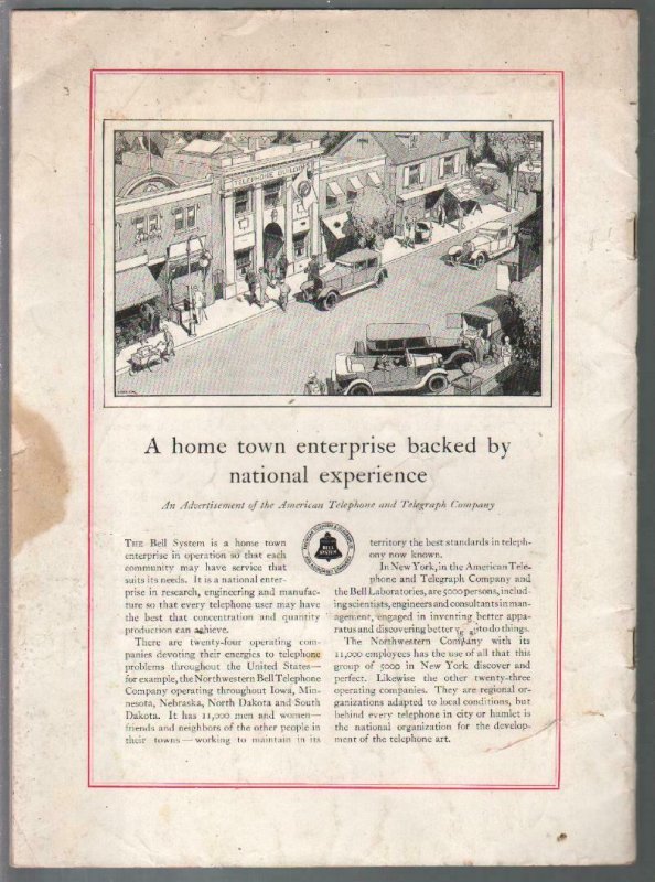 Telephone Review 5/1928-trade journal for phone company-historic-VG