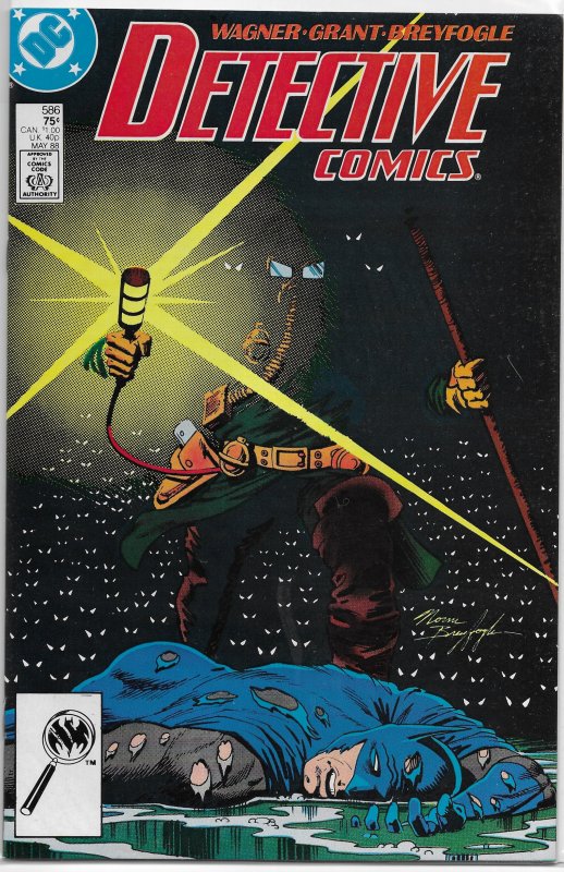 Detective Comics   vol. 1   #586 VF Wagner/Grant/Breyfogle, 2nd Ratcatcher