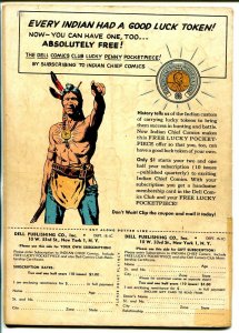 Indian Chief  #15 1954-Dell-Indian stories-White Eagle-VG