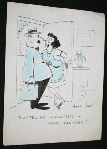 Famished Husband Gag - Signed art by Hank Baeb