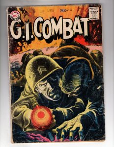 G.I. Combat #82 (1960) Classic Silver Age War! Grey Tone Cover 10c CP  / EBI#1