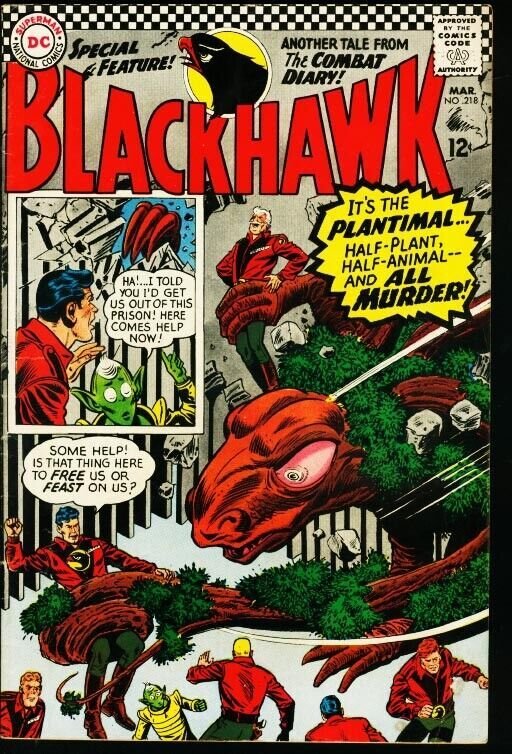 BLACKHAWK #218-DC FN