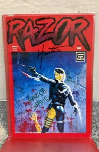 Razor #2 Blue Cover (1992) signed #2941/3000