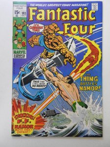 Fantastic Four #103 (1970) Thing vs The Sub-Mariner!! Gorgeous NM- Condition!