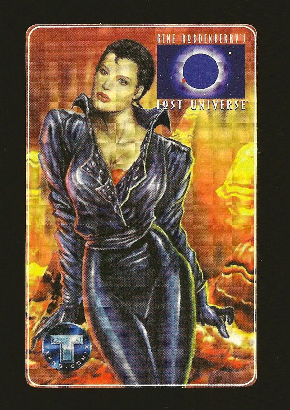 Tekno Comix Gene Roddenberry's LOST UNIVERSE 1994 Promo Phone Card