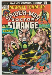 Marvel Team-Up #21 (May-74) FN/VF Mid-High-Grade Spider-Man