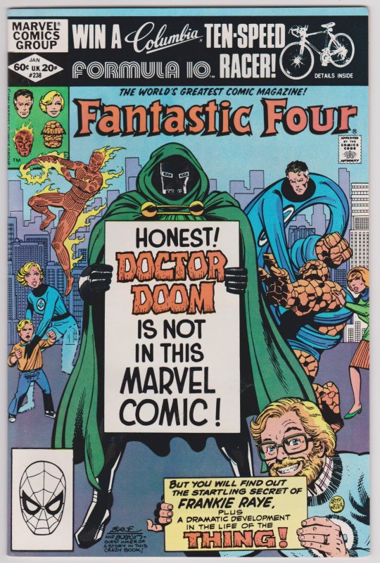 Fantastic Four #238(VG)1981 John Byrne story/art Direct edition