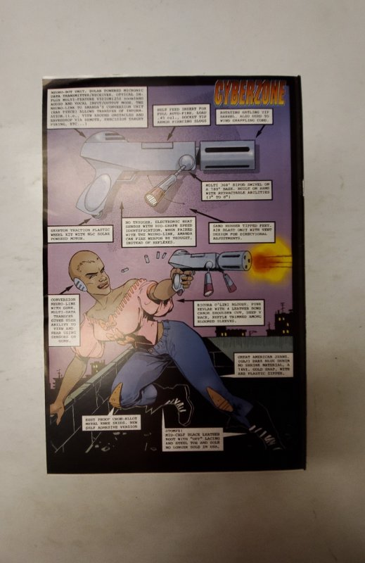 Cyberzone #1 NM Jet Black Grafiks Comic Book J735