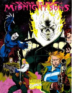 4 Comic Related Items Darkchylde Preview Midnight Sons Poster X-Men Civil W CR61