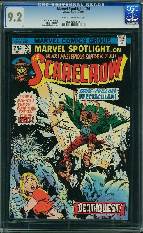 Marvel Spotlight #26 (1976) CGC 9.2 NM-