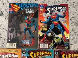 5 Action Comics Feat. Superman DC Comic Books # 707 708 709 711 795 61 J860