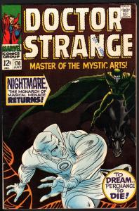 DOCTOR STRANGE #170 1968 MARVEL COMICS NIGHTMARE-2nd issue