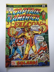 Captain America #160 (1973) 1st App of Solarr! VG/FN Condition