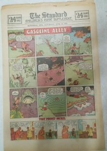 (46) Gasoline Alley Sunday Pages by Frank King from 1931 Size: 11 x 15 inches