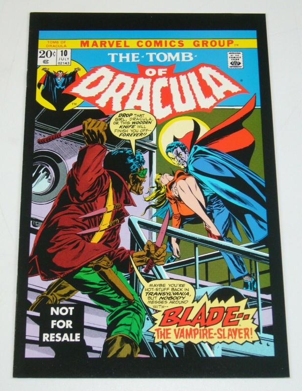 Tomb of Dracula #10 VF marv wolfman - gene colan  first appearance of blade 2005