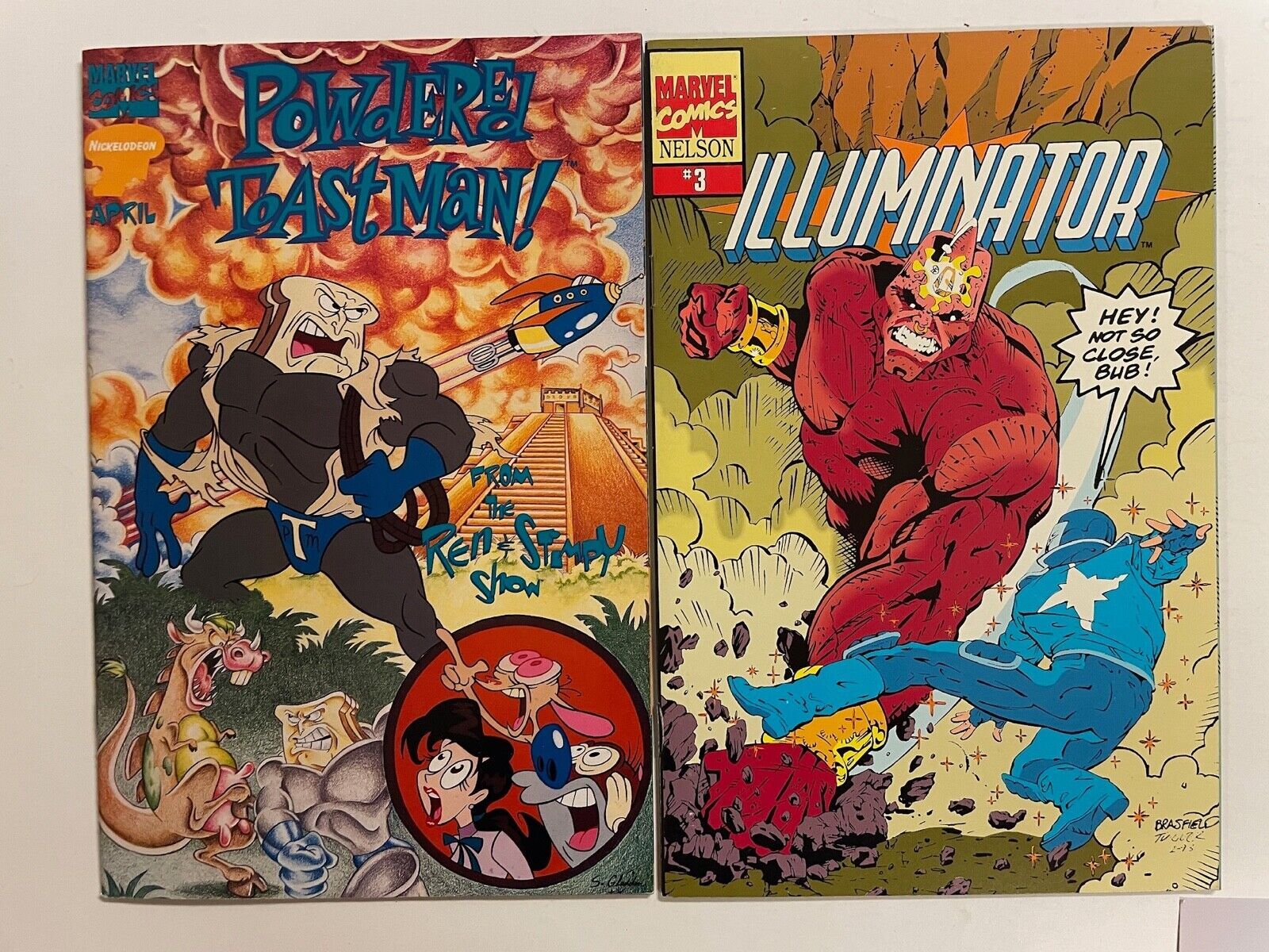 4 Marvel Comic Books Bevis and ButtHead 2 Morbius 2 Illuminator
