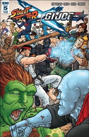 Street Fighter x G.I. Joe 5-A Ramon Villalobos Cover VF/NM