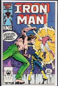 Iron Man #210 Direct Edition (1986) Iron Man
