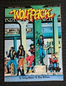 1987 WOLFPACK Marvel Graphic Novel by Larry Hama  SC FN+ 6.5 1st Printing