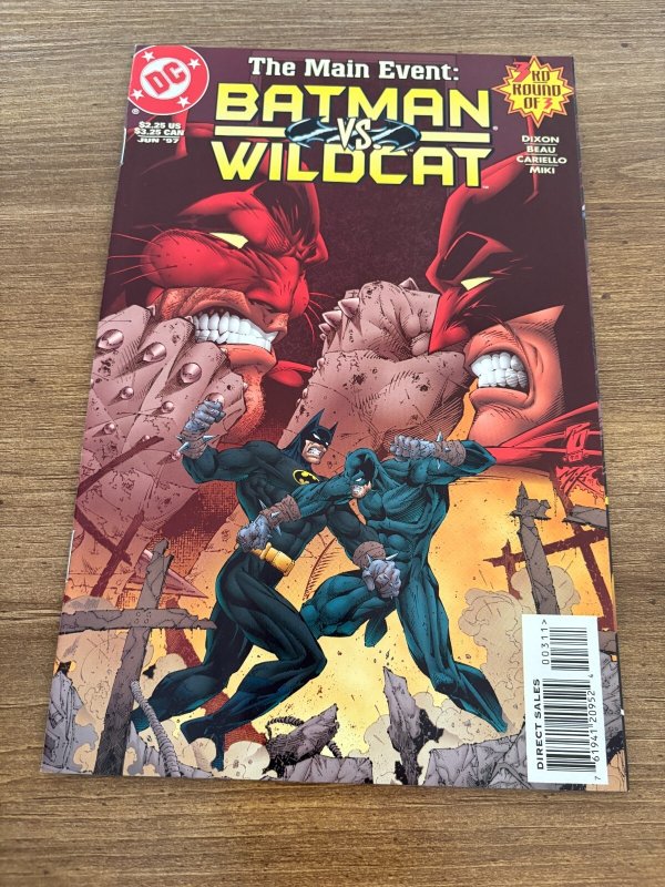 Lot Of 3 Batman Wildcat DC Comic Books # 1 2 3 VF-NM 1st Prints 1 J457