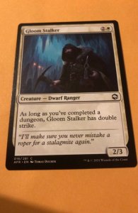 GLOOM STALKER : Magic the Gathering MtG card / Adventures in Forgotten Realms