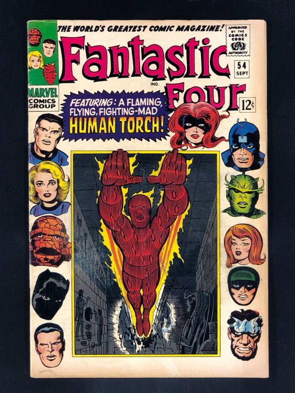 Fantastic Four #54 (1966) VG 1st App of John Prester the Wanderer