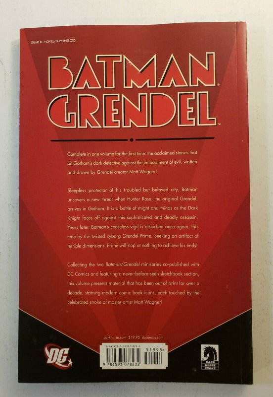 Batman Grendel TPB Graphic Novel Matt Wagner 2008 - 1st Print! NM!