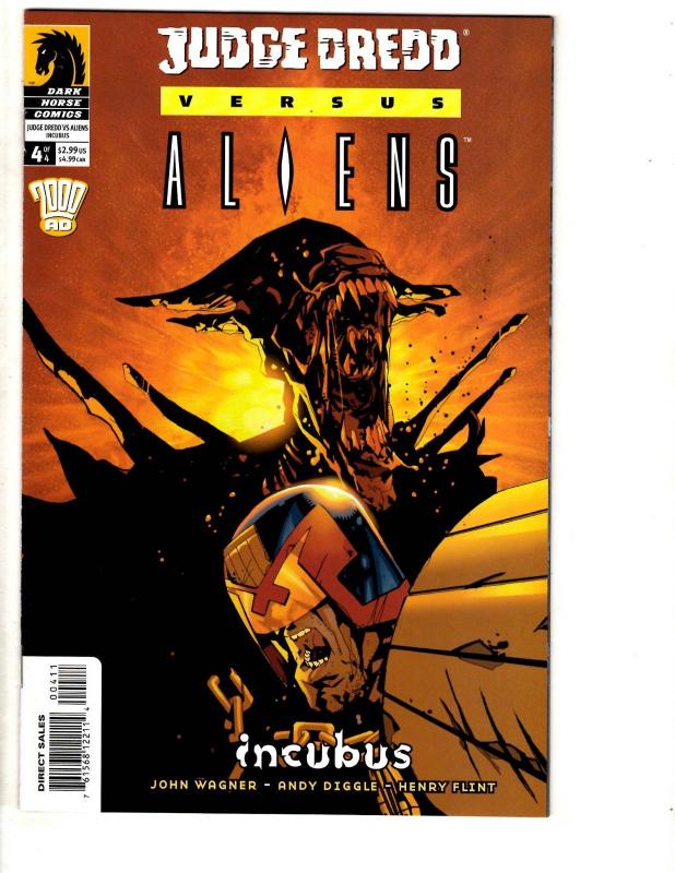 9 Dark Horse Comics Judge Dredd Vs Aliens 1 3 4 + Agents Of Law 1 2 3 4 5 6 CR25